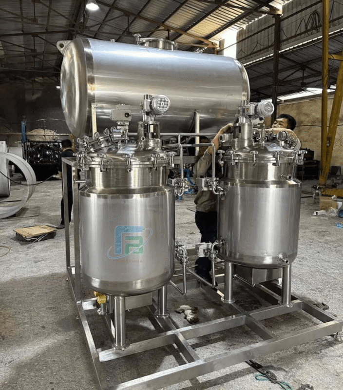 Cơ khí Toàn Á - Cơ sở chế tạo bồn inox thực phẩm Hải Phòng 