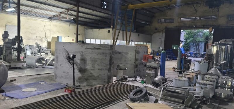 Dịch vụ gia công bồn chứa hóa chất inox 316 trọn gói tại Toàn Á