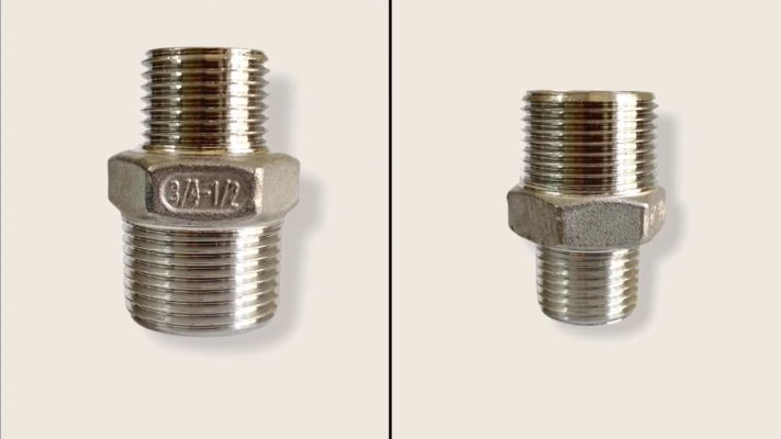 Kép giảm ren ngoài công nghiệp SCH10 Inox304