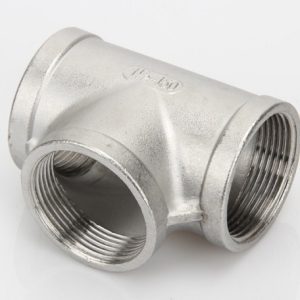 Tê ren trong công nghiệp SCH10 Inox304