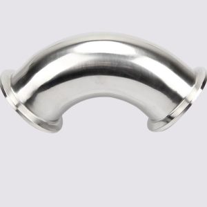 CÚT 90° MẶT CLAMP VI SINH INOX304