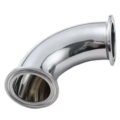 CÚT 90° MẶT CLAMP VI SINH INOX316 8 Cút 90° mặt Clamp vi sinh Inox316