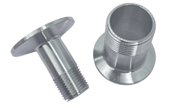 ĐẦU REN NGOÀI MẶT CLAMP VI SINH INOX316 7 Đầu ren ngoài mặt clamp vi sinh inox316