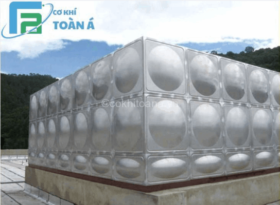 Bể lắp ghép inox cho tòa nhà chung cư