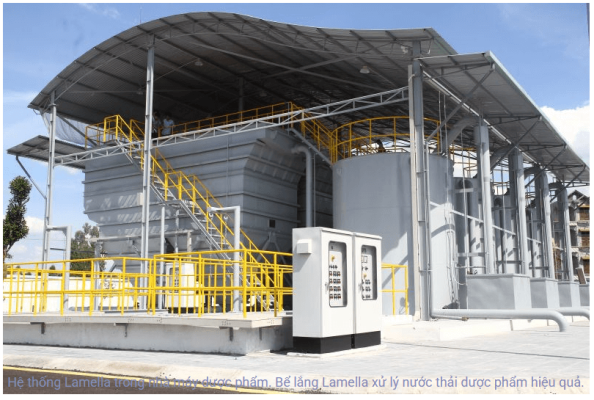Bể lắng lamen