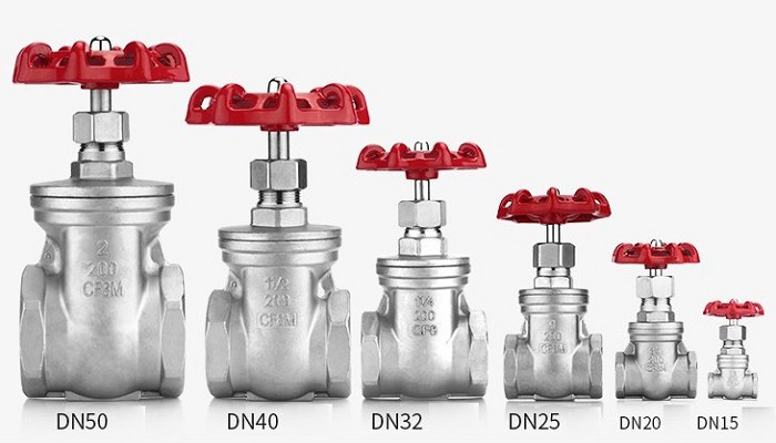 Van cổng tay quay nối ren inox304