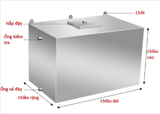 Gia công bể chứa nước inox