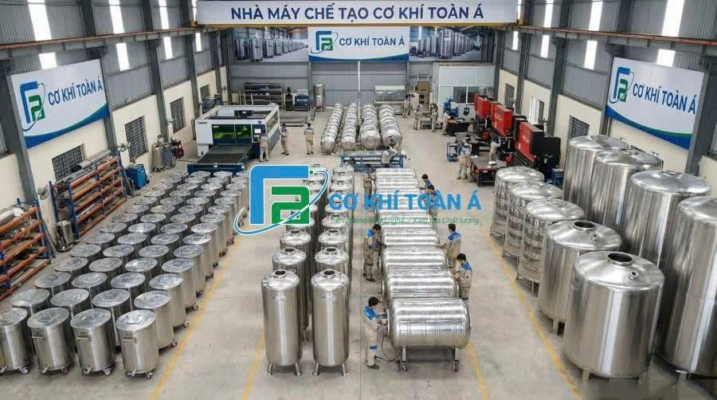 Dịch vụ gia công bể chứa hóa chất inox chuyên nghiệp