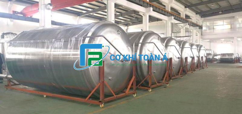 Các loại bồn chứa inox công nghiệp phổ biến