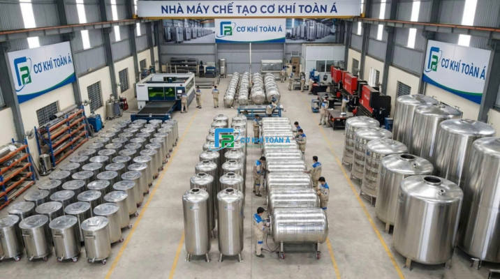 Vì sao nên sử dụng nồi chứa inox cho ngành hóa chất?